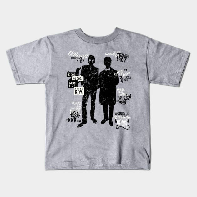 Crowley, Good Omens Kids T-Shirt by From Nowhere